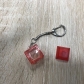 Single Switch Tester Pressing Frame Keychain DSA Profile Transparent Keycap without Light